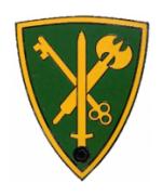 42nd Military Police Brigade Combat Service I.D. Badge