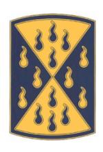 464th Chemical Brigade Combat Service I.D. Badge