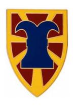 7th Sustainment Brigade Combat Service I.D. Badge