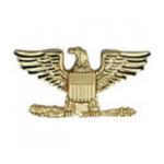 Gold Colonel Rank Insignia Pin