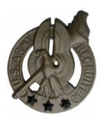 Army Recruiter Identification Badge (Brown)