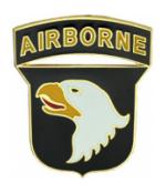 101st Airborne Division Combat Service I.D. Badge