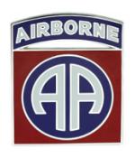 82nd Airborne Division Combat Service I.D. Badge