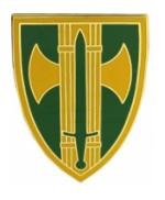 18th Military Police Brigade Combat Service I.D. Badge