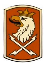 22nd Signal Brigade Combat Service I.D. Badge