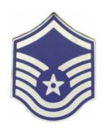 Air Force Master Sergeant (Metal Chevron)