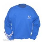 Air Force New Logo Crew Neck Sweatshirt ( Royal Blue)