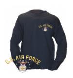 Air Force Long Sleeve Sweatshirt (Navy Blue)