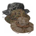 Wide Brimmed Poly Cotton Twill Boonie Hat