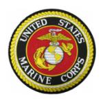 U.S. Marines Round (Back Patch)