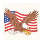 American Flag  with Eagle (Back Patch)