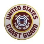 U.S. Coast Guard Round (Back Patch)