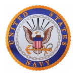 U.S. Navy Round (Back Patch)