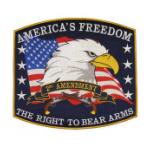 Americas Freedom The Right To Bear Arms (Back Patch)