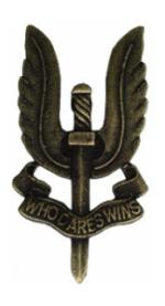 British S.A.S. Pin