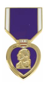 Purple Heart Medal (Hat Pin)