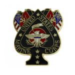 US Marine Corps Flag Pin