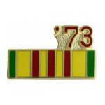 Vietnam Service Ribbon with 73 Pin