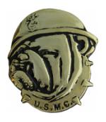 US Marine Bulldog Head Pin