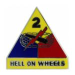 2nd Armored Division Pin