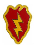 25th Division Pin