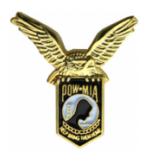 POW * MIA Eagle Pin