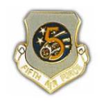 Fifth Air Force Pin