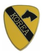 1st Cavalry Division Korea Pin