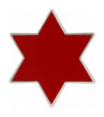 6th Division Pin