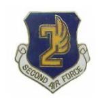 Second Air Force Pin