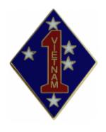 1st Marine Division Vietnam Pin