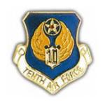 Tenth Air Force Pin