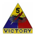 5th Armored Division Pin