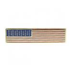 Rectangle American Flag Pin