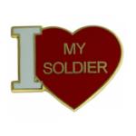 Army - I Love My Soldier Pin