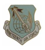 Nineteenth Air Force Pin