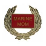 Marine Mom Wreath Pin