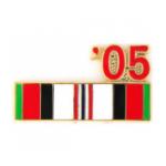 Afghanistan Service Ribbon with 05' Pin