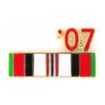 Afghanistan Service Ribbon with 07' Pin