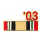 Iraqi Service Ribbon with 03' Pin