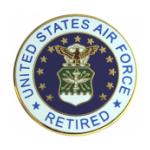 Air Force Retired with Crest