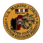 Operation Enduring Freedom U.S. Marines Pin