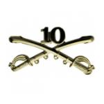 10th Cavalry Cross Sabres Pin