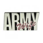 Army Wife Script Pin