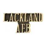 Lackland AFB Script Pin