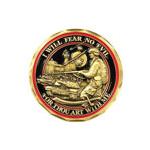 Fear No Evil (Psalms 23) Challenge Coin