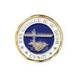 USS George H. W. Bush CVN-77 Challenge Coin