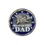 Proud Air Force Dad Challenge Coin