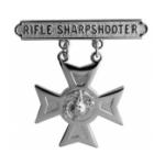 Marine Corps Rifle Sharpshooter Badge