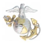 Marine Corps Officer Cap Badge (Regulation)